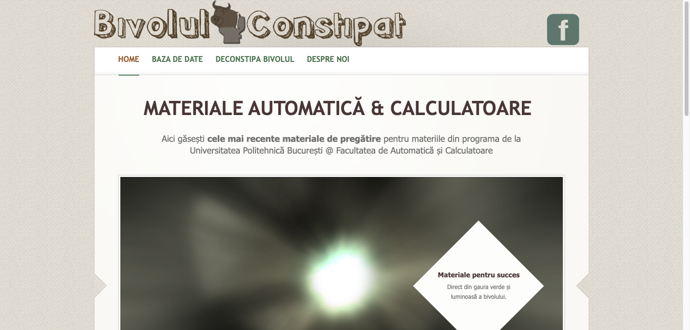 Screenshot of Bivolul Constipat