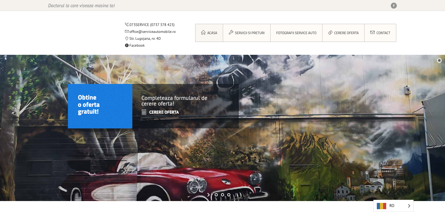 Screenshot of Van International Auto Service